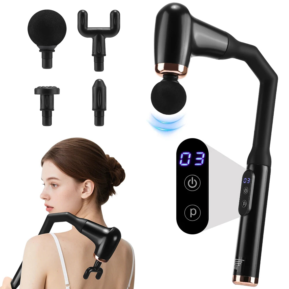 AngleGun™ – Extended Handle Massage Gun