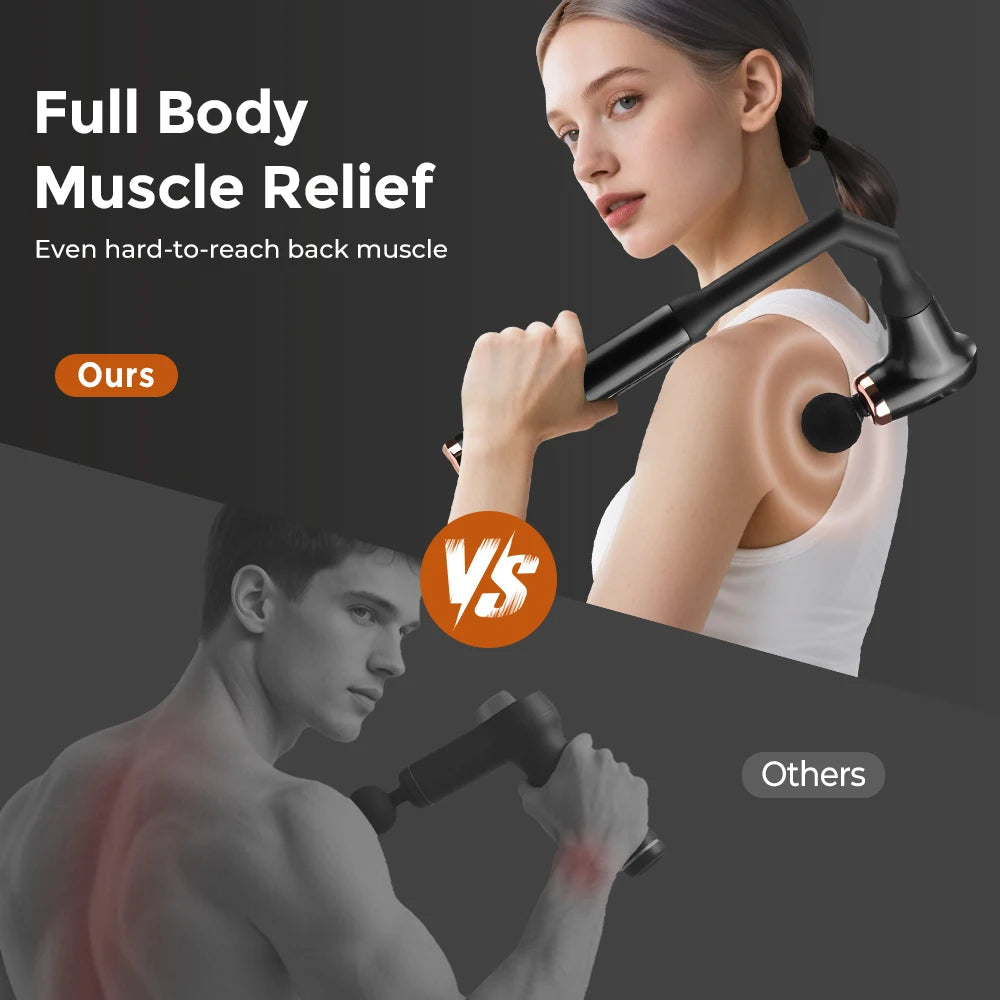 AngleGun™ – Extended Handle Massage Gun