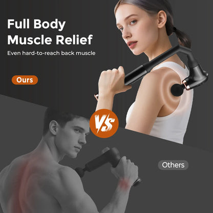 AngleGun™ – Extended Handle Massage Gun